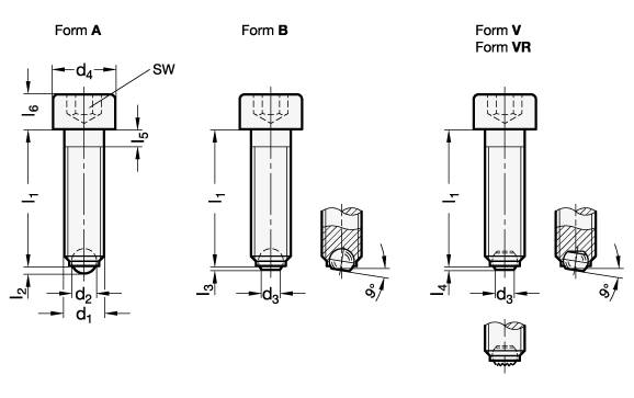 KUGELSPANNSCHRAUBE (ABGEFLACHTE KUGEL)