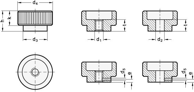 RÄNDELMUTTER MIT STIFTLOCH