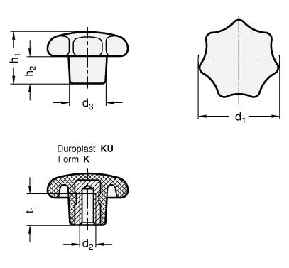 STERNGRIFF M.MS-BUCHSE