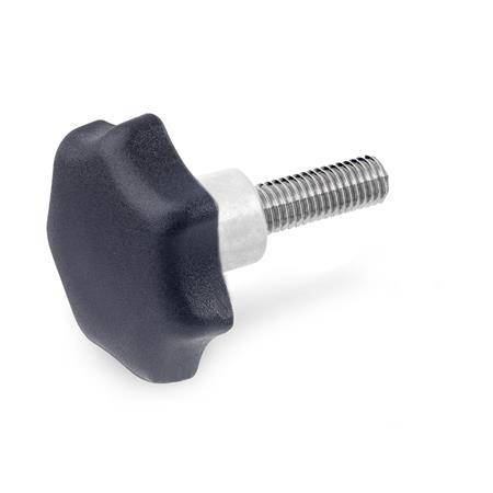 EDELSTAHL-STERNGRIFFSCHRAUBE (THERMOPLAST)