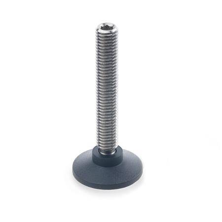 GELENKSTÜCK MIT EDELSTAHL-GEWINDESTIFT