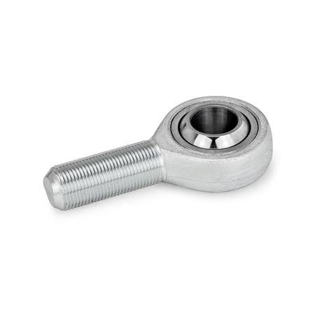 GELENKKOPF MIT LINKSGEWINDE-SCHRAUBE, WARTUNGSFREI