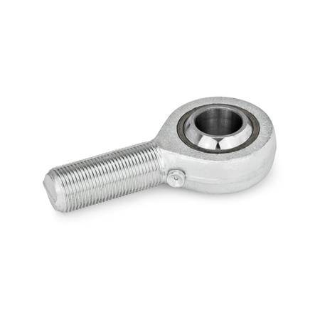 GELENKKOPF MIT LINKSGEW.-SCHRAUBE, NACHSCHMIERBAR