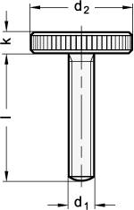 FLACHE RÄNDELSCHRAUBE, EDELSTAHL