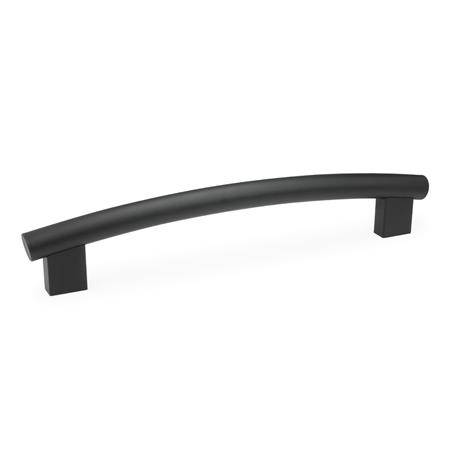 ALUMINIUM-ROHRBOGENGRIFF, SCHWARZ BESCHICHTET