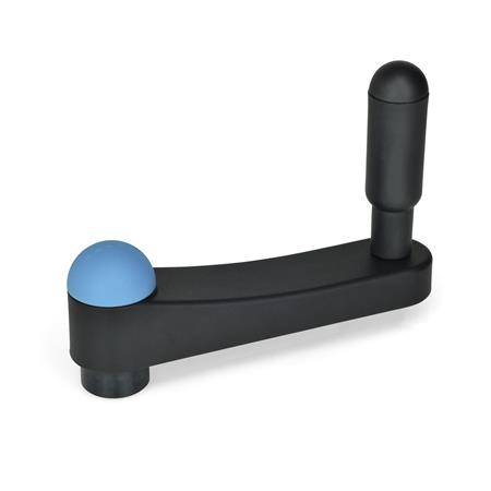 HANDKURBEL, ABDECKKAPPE BLAU