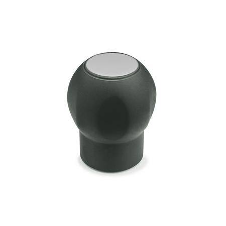 SOFTLINE-KUGELGRIFF, ABDECKKAPPE GRAU