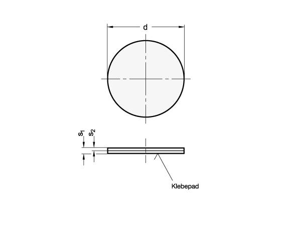 HAFTSCHEIBE FÜR HALTEMAGNETE