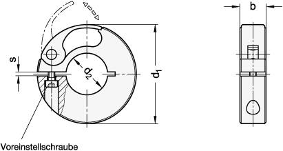SCHNELLSPANN-KLEMMRING
