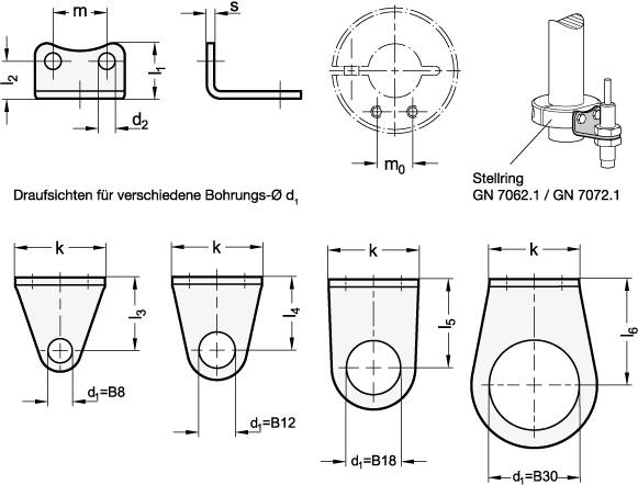 EDELSTAHL-SENSORHALTER