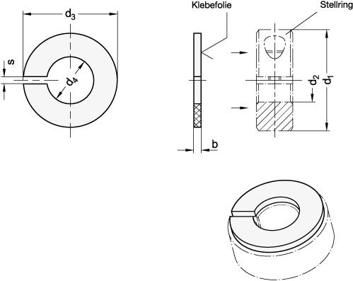 DÄMPFUNGSELEMENT, GESCHLITZT