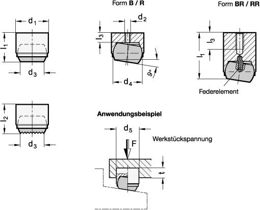 PENDELELEMENT, DRUCKFL. PLAN, SELBSTTÄTIGE RÜCKST.