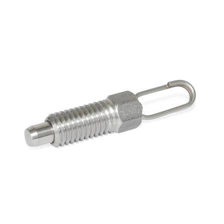EDELSTAHL-RASTBOLZEN MIT ZUGÖSE