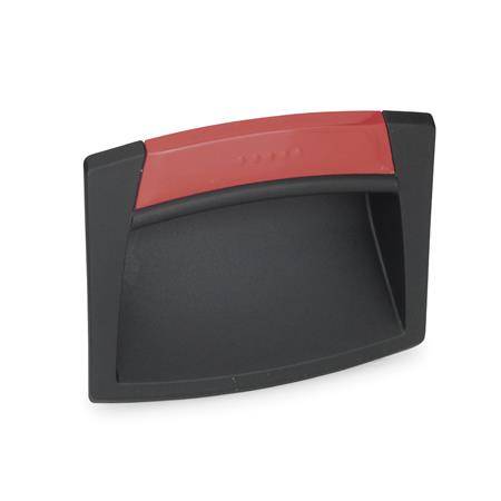 GRIFFSCHALE ZUM ANSCHR., DECKEL ROT