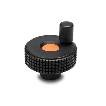 ZUSTELLRAD, ABDECKKAPPE ORANGE