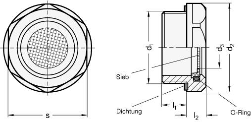 BELÜFTUNGS- UND ENTLÜFTUNGSSIEB