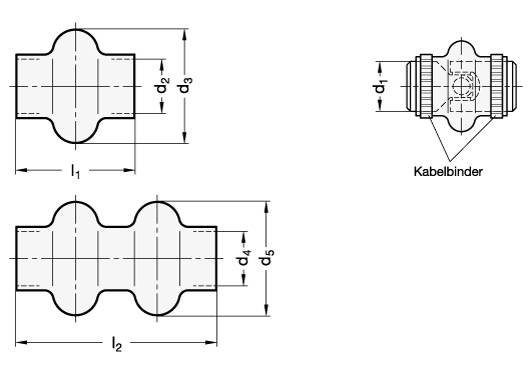 SCHUTZHÜLLE FÜR DOPPELGELENK