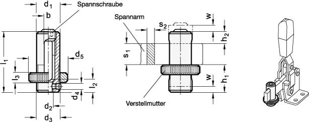 HALTER FÜR ANDRÜCKSCHRAUBE