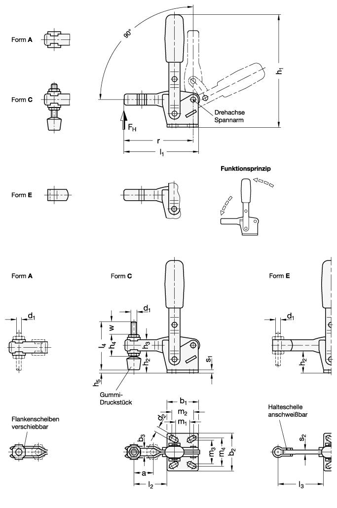 EDELSTAHL-VERTIKAL-SPANNER