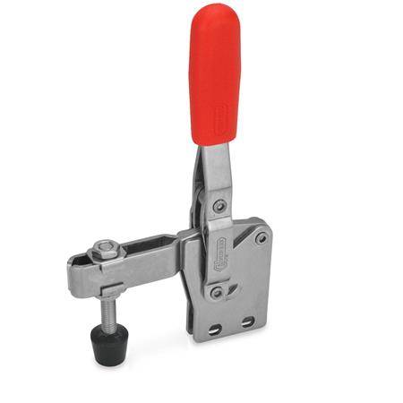EDELSTAHL-VERTIKAL-SPANNER MIT ANDRÜCKSCHRAUBE