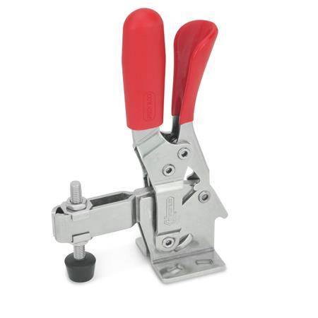 EDELSTAHL-VERTIKAL-SPANNER MIT ANDRÜCKSCHRAUBE
