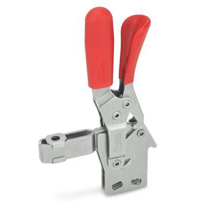 EDELSTAHL-VERTIKAL-SPANNER MIT SENKR. FUß