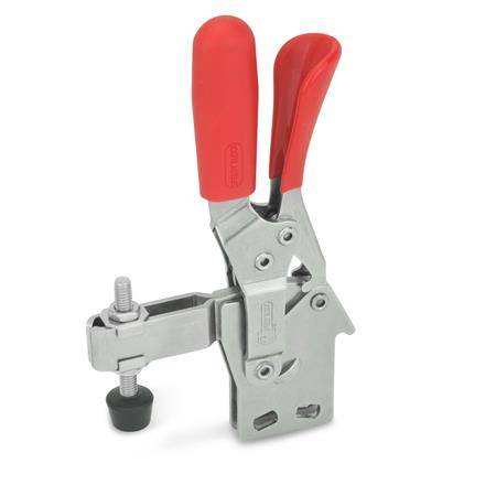 EDELSTAHL-VERTIKAL-SPANNER MIT ANDRÜCKSCHRAUBE