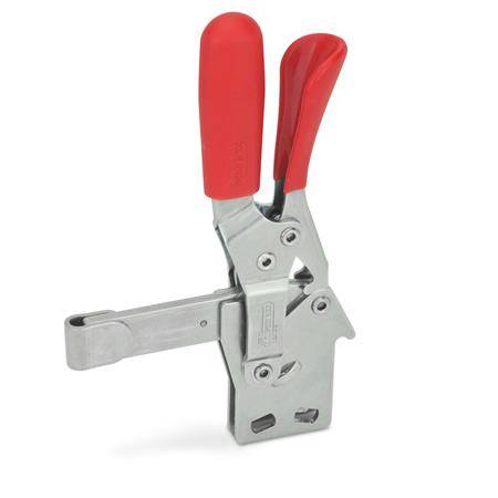 EDELSTAHL-VERTIKAL-SPANNER MIT SENKR. FUß