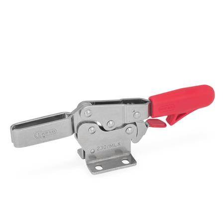 EDELSTAHL-HORIZONTAL-SPANNER MIT VERRIEGELUNG