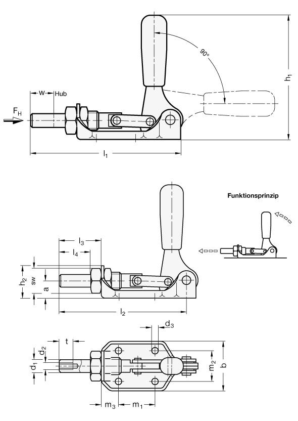 SCHUBSTANGEN-SPANNER FÜR DRUCKSPANNUNG