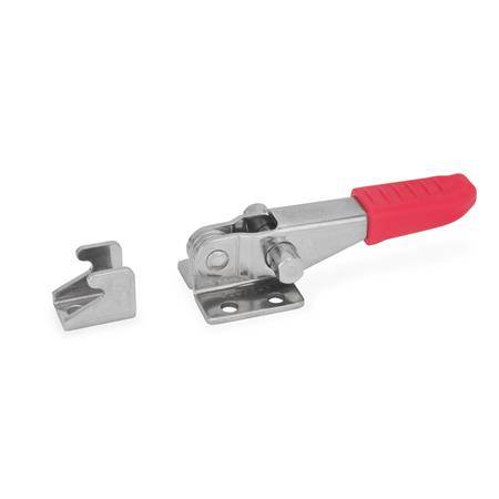 EDELSTAHL-VERSCHLUSS-SPANNER O. ZUGB./ MIT GEGENH.