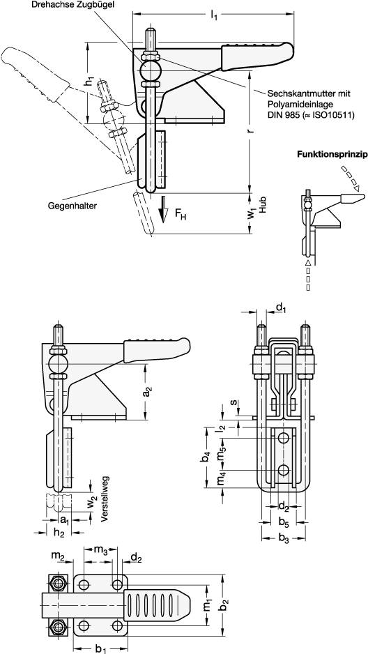 EDELSTAHL-VERSCHLUSS-SPANNER