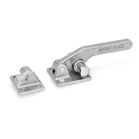 EDELSTAHL VERSCHLUß-SPANNER O. ZUGBÜGEL/M.GEGENH.