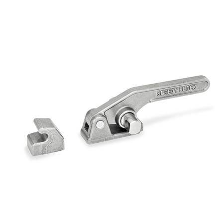 EDELSTAHL VERSCHLUß-SPANNER O. ZUGBÜGEL/M.GEGENH.