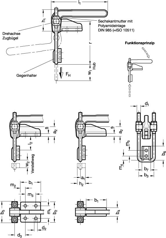 VERSCHLUSS-SPANNER FÜR ZUGSPANNUNG