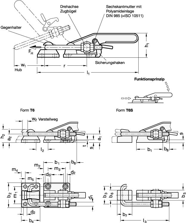 EDELSTAHL-VERSCHLUSS-SPANNER
