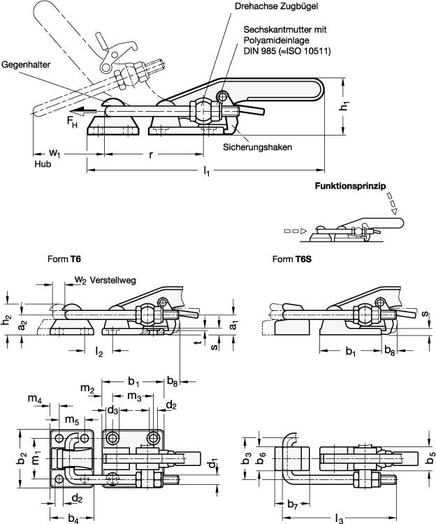 VERSCHLUSS-SPANNER ZUM ANSCHWEIßEN
