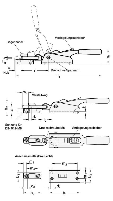 VERSCHLUSS-SPANNER MIT VERRIEGELUNG