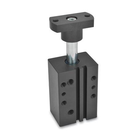 SCHWENKSPANNER, PNEUMATISCH, MIT ANBAUFLANSCH