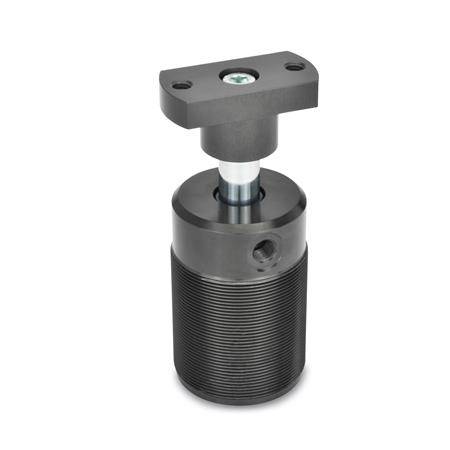SCHWENKSPANNER, PNEUMATISCH, MIT ANBAUFLANSCH