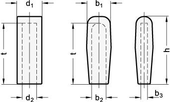 GRIFF FÜR KNIEHEBELMODUL
