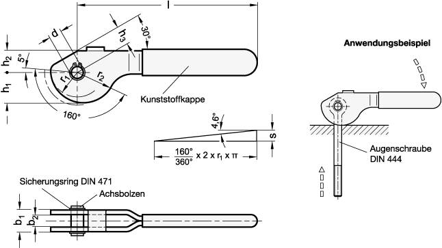 HEBEL MIT SPIRALEXZENTER