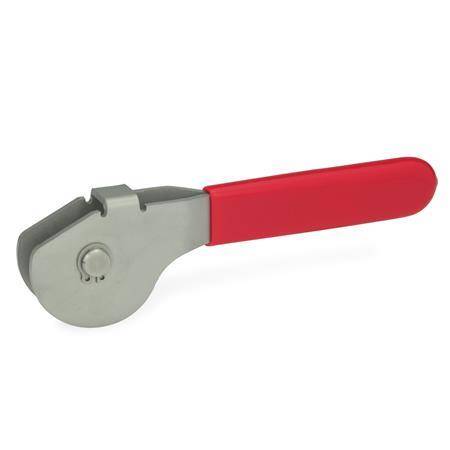 EDELSTAHL-HEBEL MIT SPIRALEXZENTER