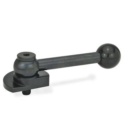SPANNRIEGEL MIT KUGELGRIFF, LINKS