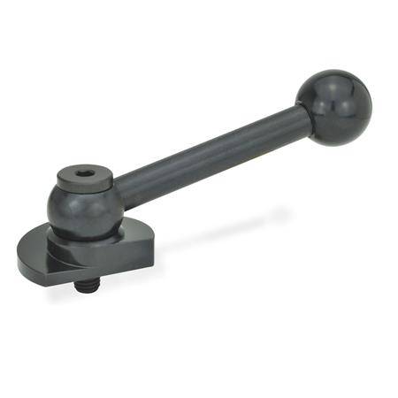 SPANNRIEGEL MIT KUGELGRIFF, LINKS