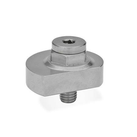 Edelstahl-Spiralexzenter 40 mm, Form SK - mit Sechskant, R -