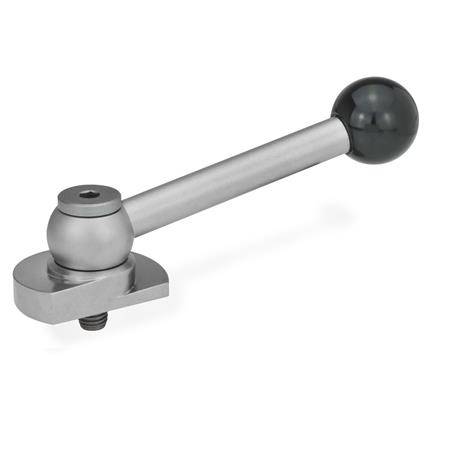 EDELSTAHL-SPANNRIEGEL MIT KUGELGRIFF