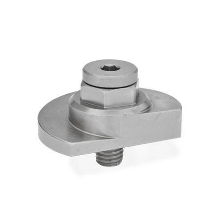 EDELSTAHL-SPANNRIEGEL MIT SECHSKANT, LINKS
