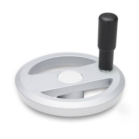 SPEICHENHANDRAD, SILBER MATT KU-BESCHICHTET