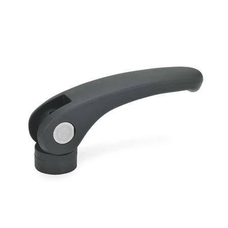 KUNSTSTOFF-EXZENTERSPANNER, ACHSE EDELSTAHL
